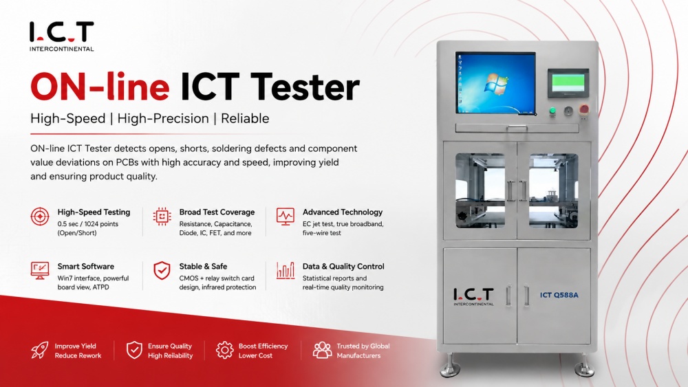 On-line ICT Tester Tester ICT on-line