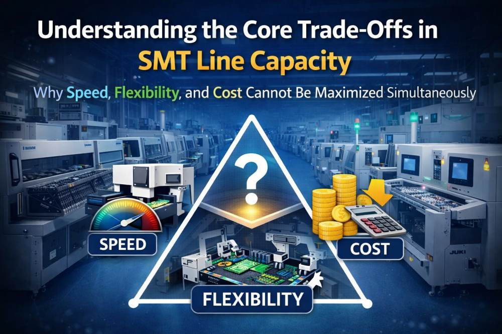 Understanding the Core Trade-Offs in SMT Line Capacity Înțelegerea compromisurilor de bază în capacitatea liniei SMT