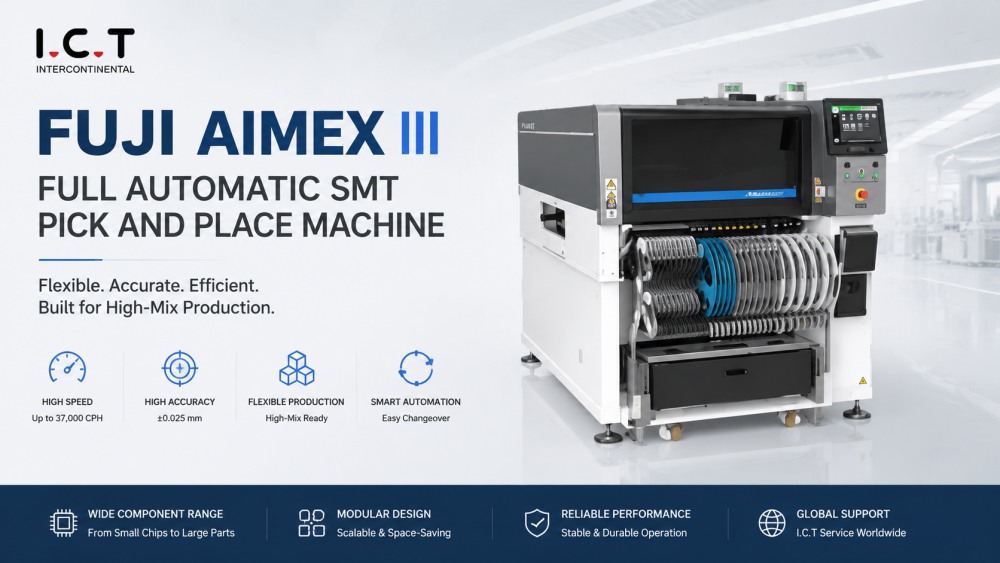 FUJI AIMEX III Smt Pick And Place Machine Mașină de alegere și plasare Smt FUJI AIMEX III