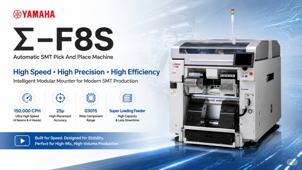 Yamaha Σ-F8S Pick and Place Machine Mașină de alegere și plasare Yamaha Σ-F8S