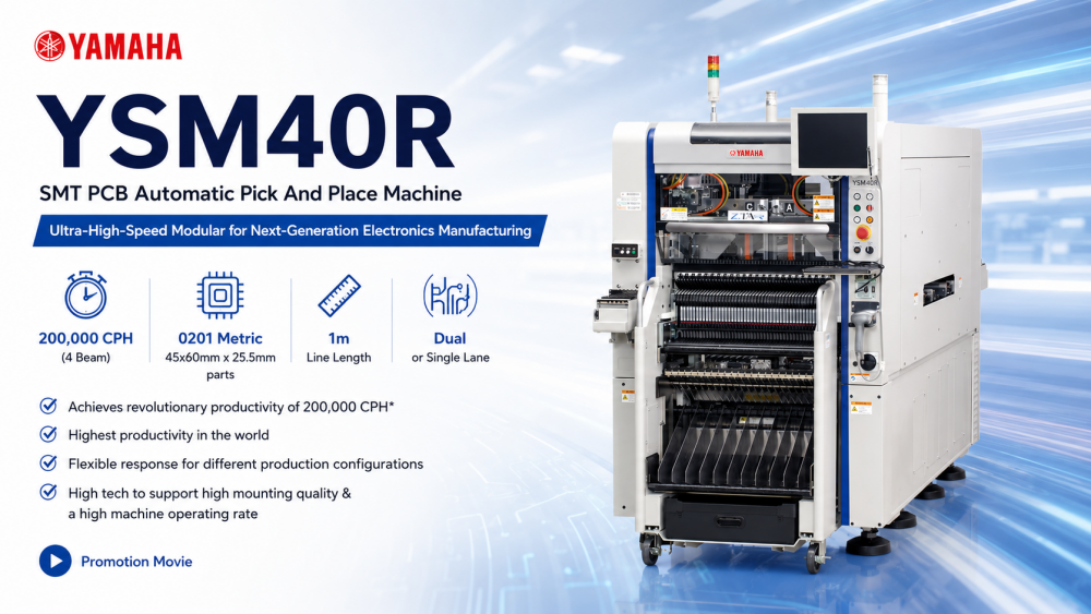 Yamaha Yamaha SMT PCB Automatic Pick And Place Machine Yamaha Yamaha SMT PCB Mașină automată de alegere și plasare