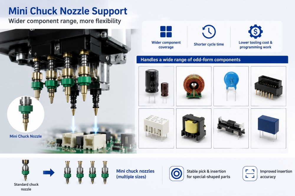 Mini Chuck Nozzle Support Suport duză pentru mini mandrină