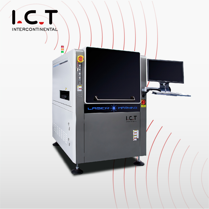 ICT-510 |Mașină de imprimat etichete cu laser 3D Mașină de marcat cu laser de culoare verde