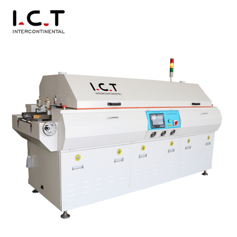 ICT-T8 |Cuptor electric cu convecție cu reflow cu 8 tăvi cu aer cald de înaltă calitate