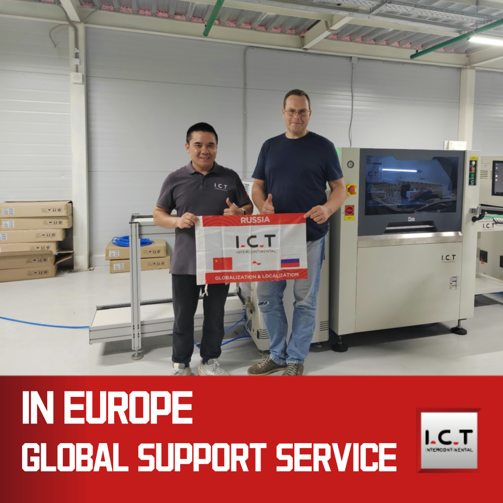 Imprimantă automată completă SMT PCB Screen Stencil Model automat ICT-5151 