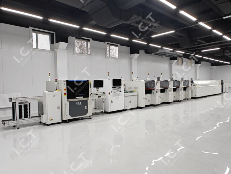 Linia de producție ICT SMT &icirc;n Uzbekistan