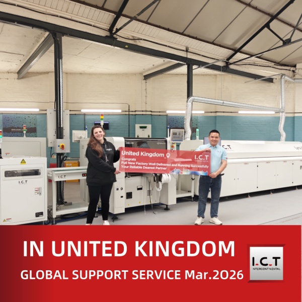 Suport tehnic ICT Global SMT și instalare de linie în Marea Britanie