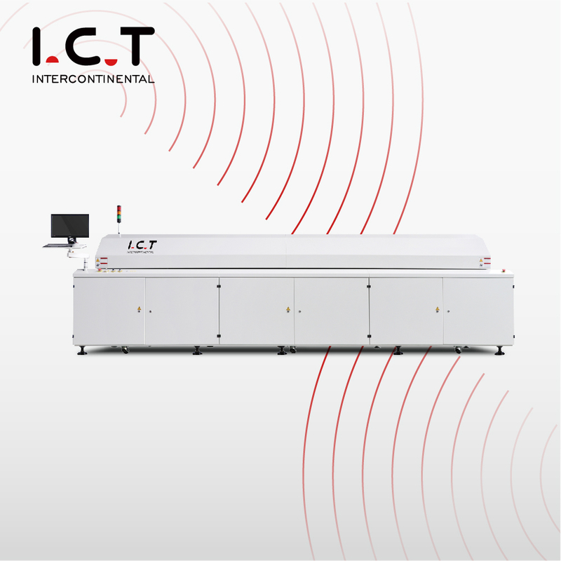 ICT-Lyra733N |Cuptor cu reflow SMT cu aer cald cu design modular