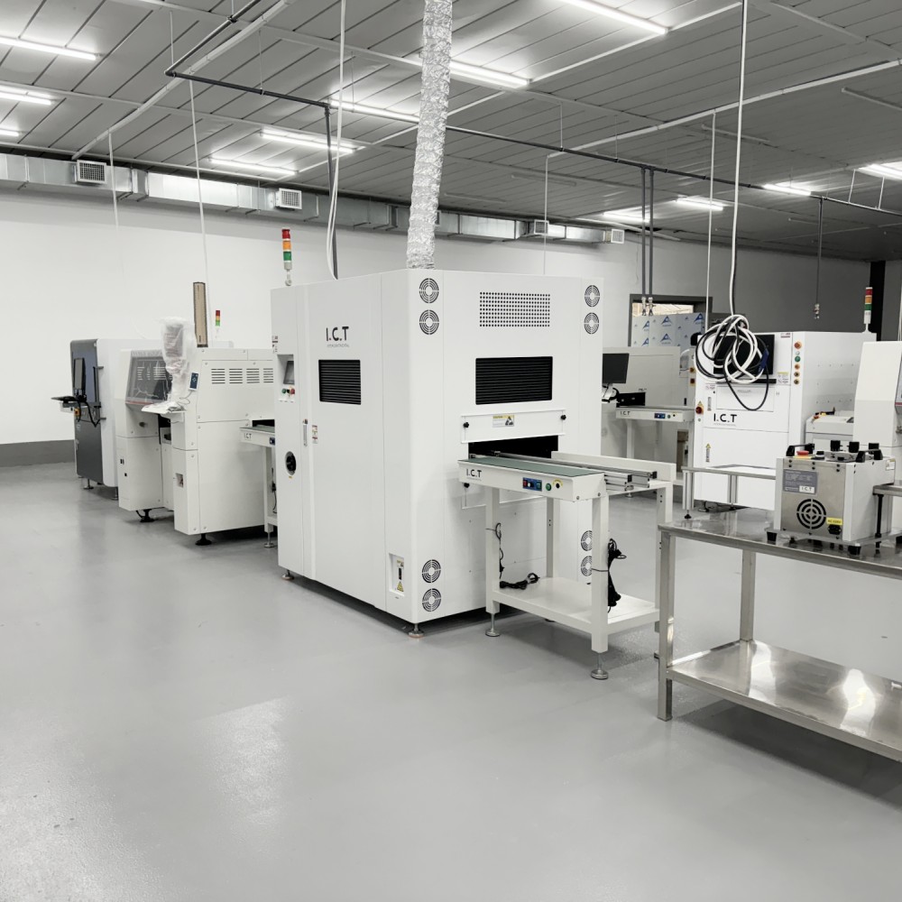 ICT-D1200 | Mașină de distribuire online cu jet pentru linia SMT