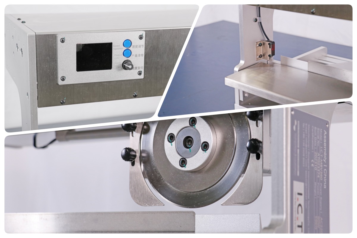 1-3 Masina de depanare PCB cu lame mobile