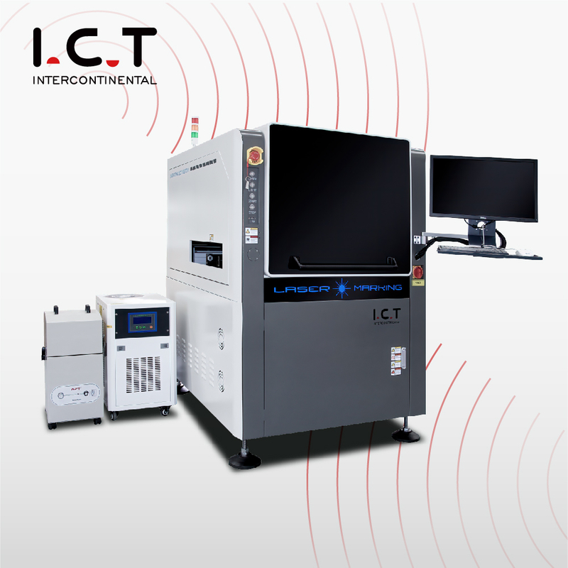 ICT-400 |Mașină de marcat cu laser UV cu fibre Co2