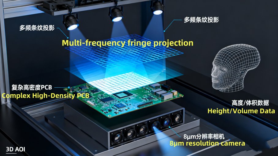 Diagrama schematică a imaginilor cu lumină structurată 3D