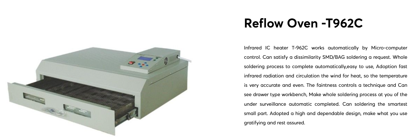 Cuptor Reflow -T962C