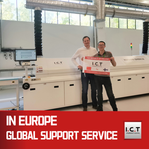 TIC | Cuptor cu reflow fără plumb cu azot, cu 4 zone, cuptor cu prăjitor de pâine de lipit Smd