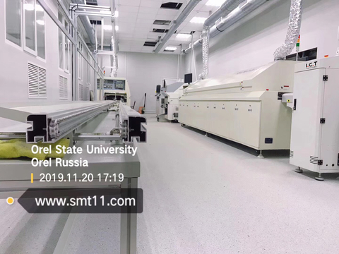 Cuptor cu reflow azot cu 10 zone SMT PCB