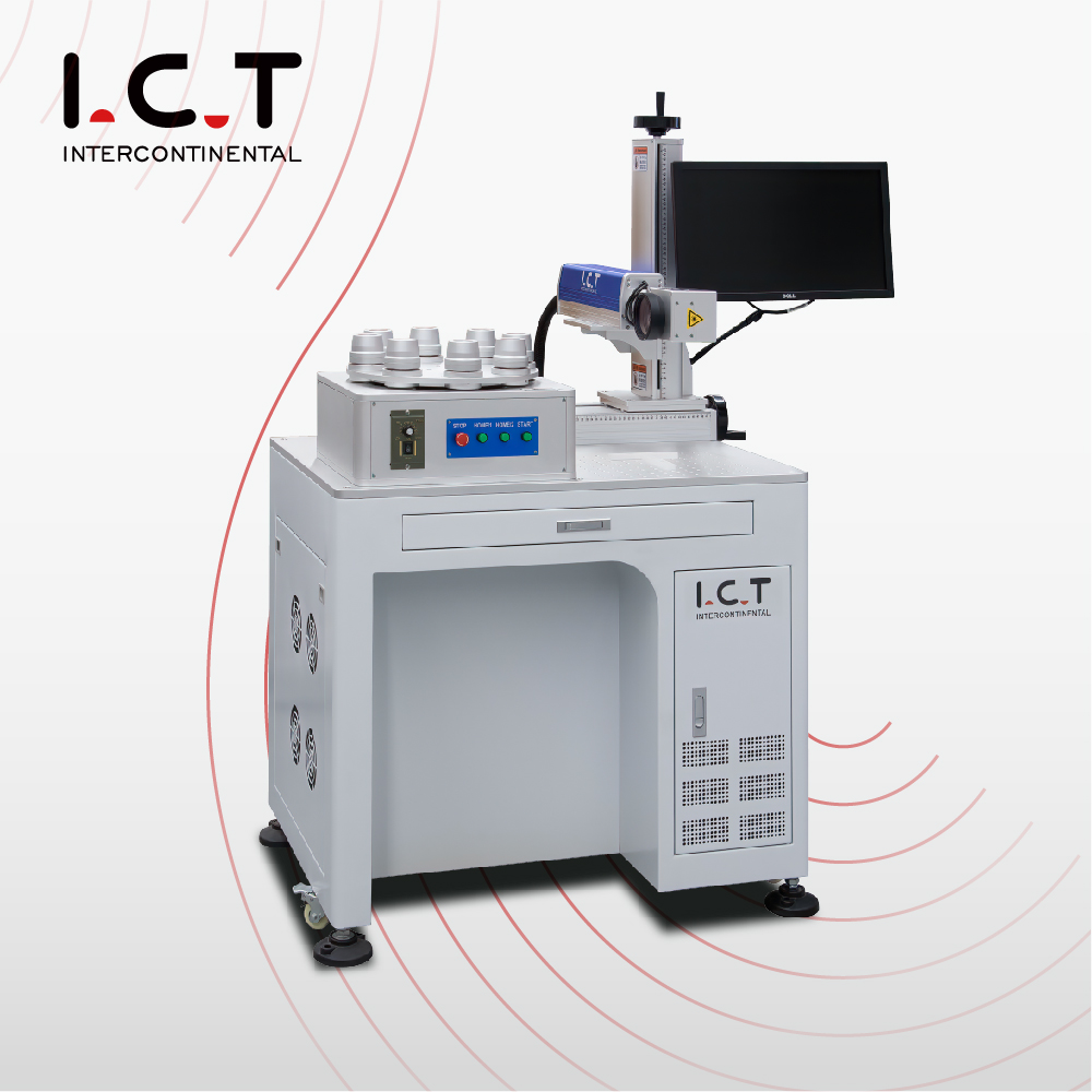 ICT-510 |Mașină de imprimat etichete cu laser 3D Mașină de marcat cu laser de culoare verde