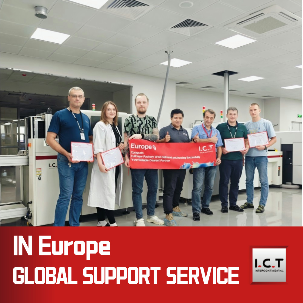 ICT-6561 | Imprimantă PCB complet automată Mașină SMT de imprimare cu pastă de lipit