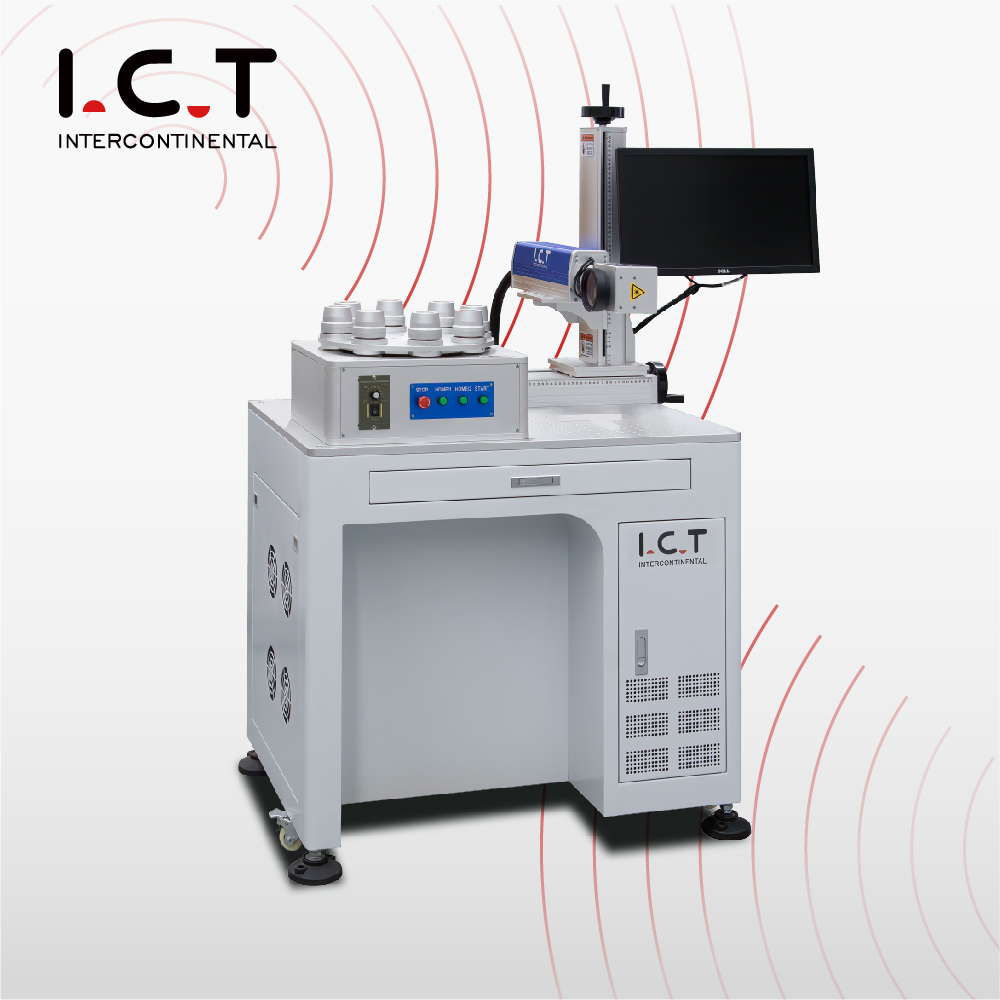 ICT-400 |Mașină de marcat cu laser UV cu fibre Co2