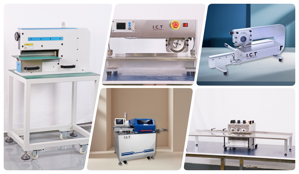 0-3 ICT PCB Mașină de tăiat &icirc;n V