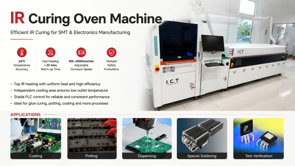 Application of IR Curing Oven Aplicarea cuptorului de întărire IR