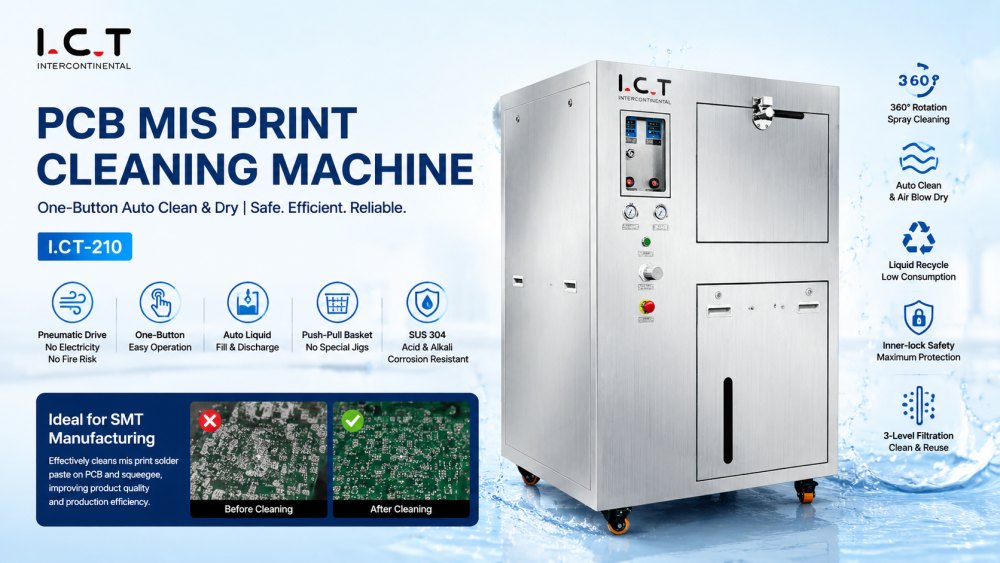 PCB Mis Print Cleaning Machine Mașină de curățare a imprimării MIS PCB