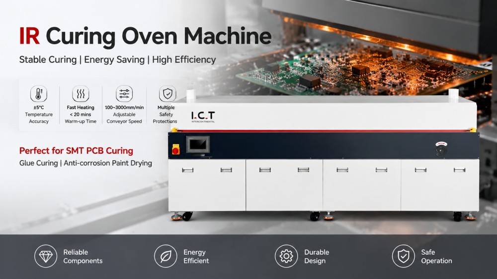 IR Curing Oven IR Cuptor de întărire