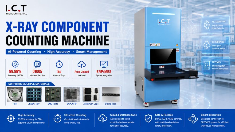 I.C.T X-Ray Component Counting Machine Mașină de numărat componente cu raze X ICT