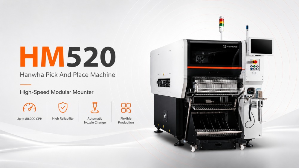 HM520 Hanwha Pick And Place Machine