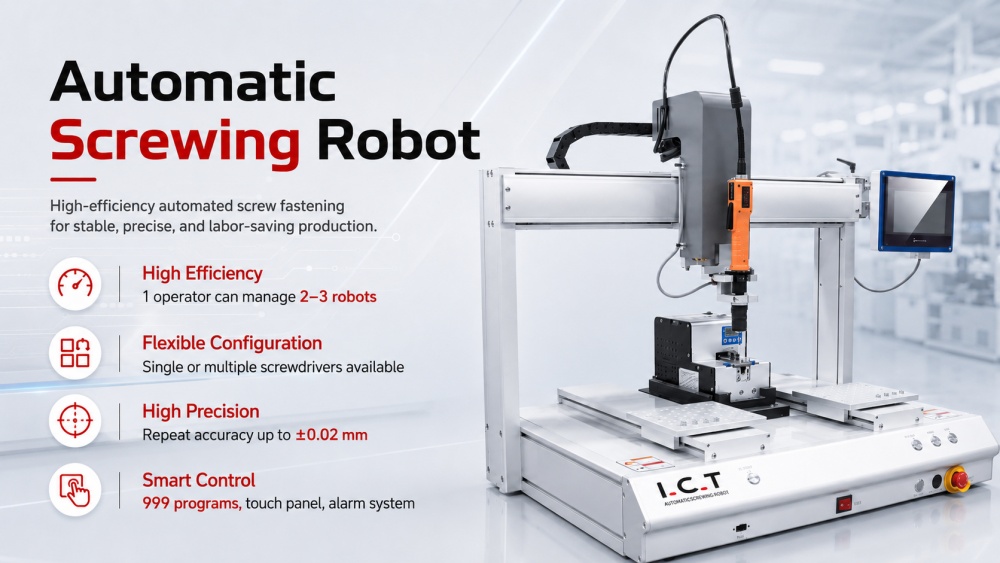 Robot de &icirc;nșurubare automată