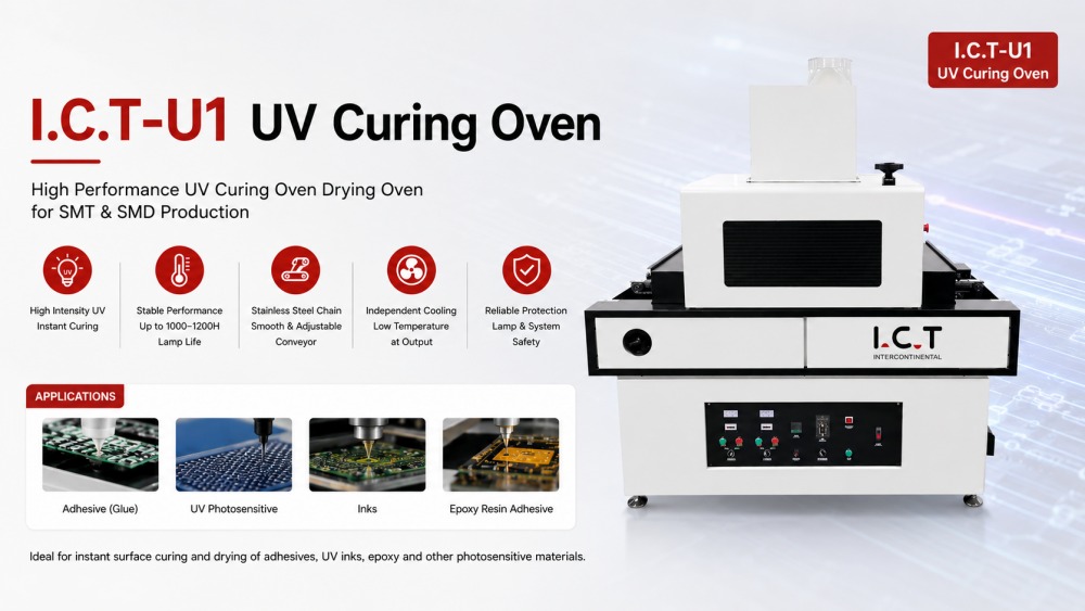Cuptor de &icirc;ntărire ict-u1 UV