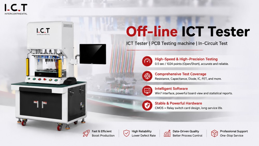 Off-line ICT Tester Tester TIC off-line